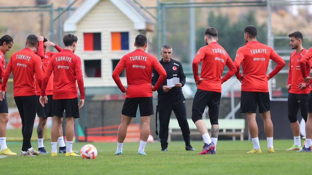 Türkiye A Milli takımı Gaziantep FK tesislerinde çalıştı